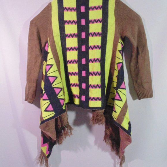 Very J open front sweater cardigan/shawl Large - Picture 3 of 5